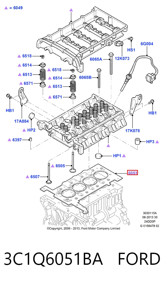 Прокладка ГБЦ Allmakes LR004419 ціна, від 37.20 USD