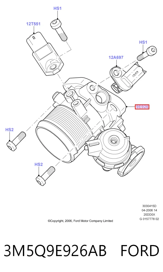 Дросільна заслінка 50CDSP3F Magneti Marelli