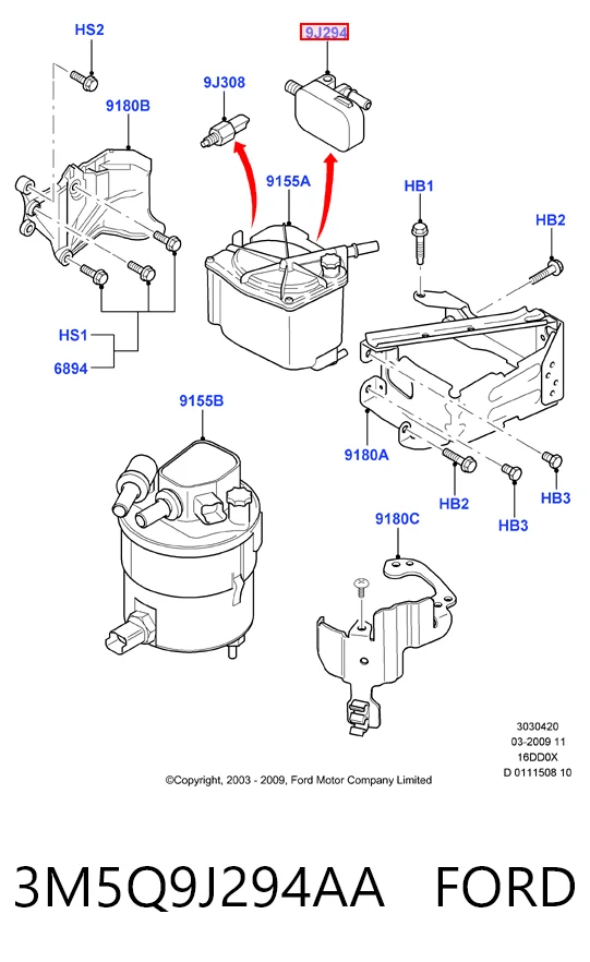 Купити 9401904348 Fiat/Alfa/Lancia Блок підігріву палива