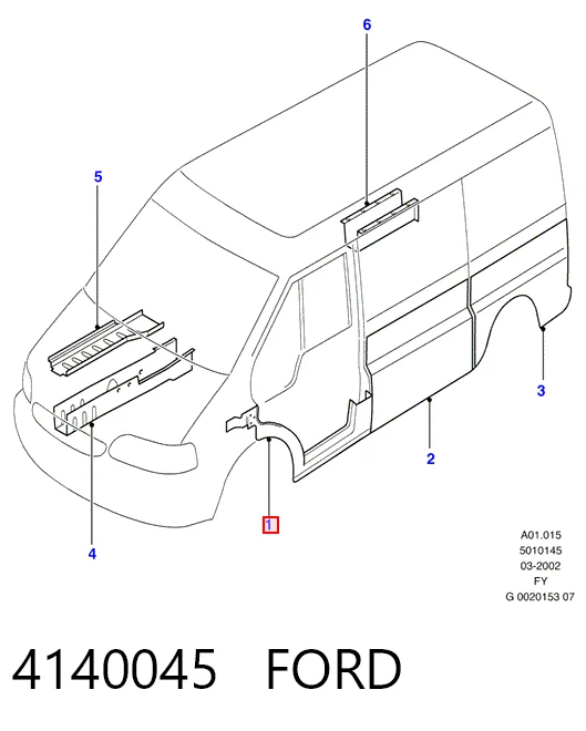 Поріг зовнішній правий Signeda PFD76019ER ціна, від 27.32 USD