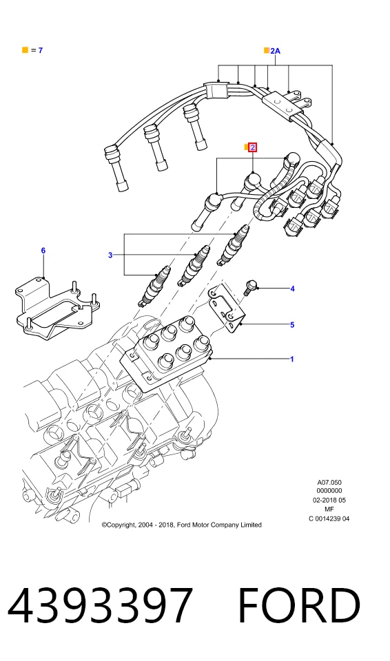 Дроти запалювання Ford Mondeo II седан (BFP) (1996 - 2000) ціна, від 22.55 USD