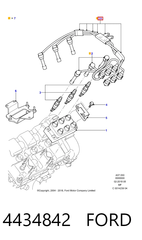 Купити Високовольтні дроти Ford Mondeo II BFP