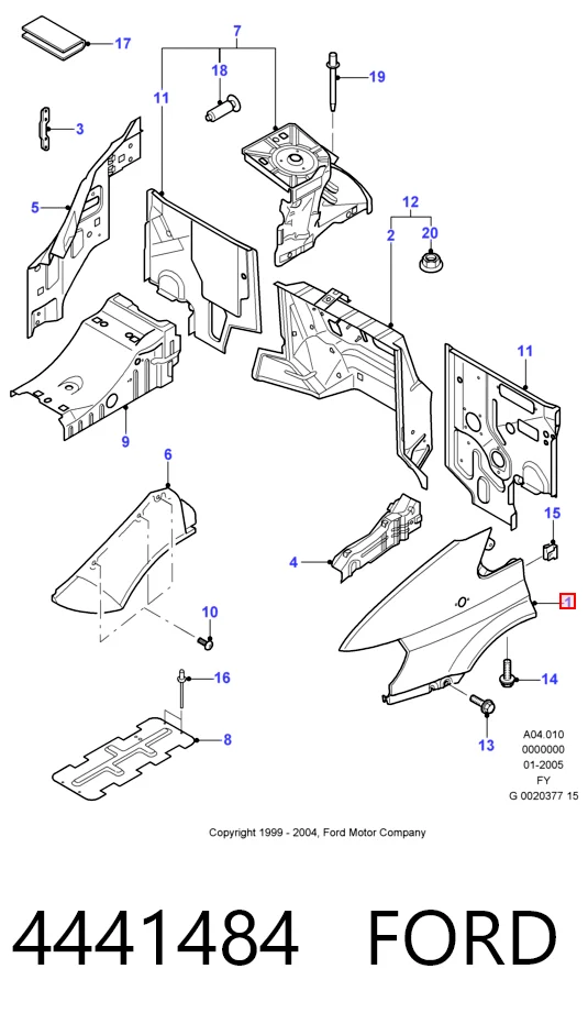 Крила на Ford Transit V V184/5