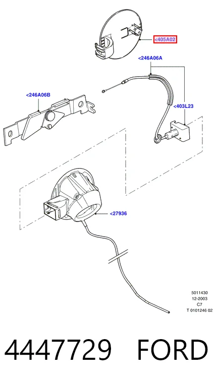 Люк б/бака Ford Connect TOURNEO автобус (PU2) (2002 - 2013) ціна, від 7.60 USD