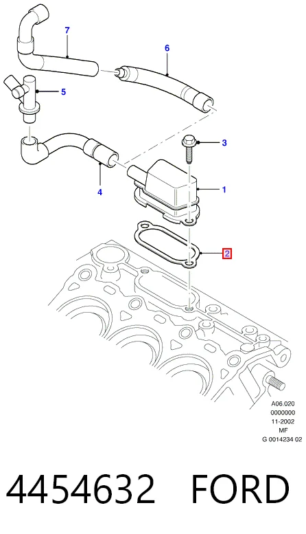 Купити GYY110SF0A Mazda Комплект прокладок двигуна, верхній