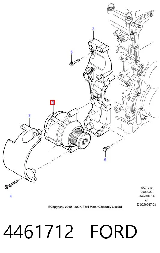 4461712 Ford Авто генератор