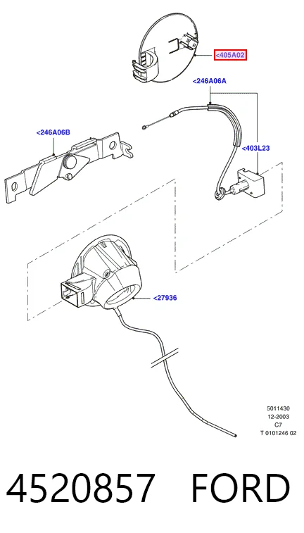 Купити Лючок бензобака Ford Connect TOURNEO PU2