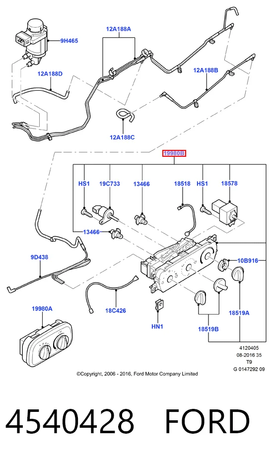 Регулятор вентилятора обігрівача Ford Transit V автобус (V184/5) (2000 - 2006) ціна, від 19.00 USD