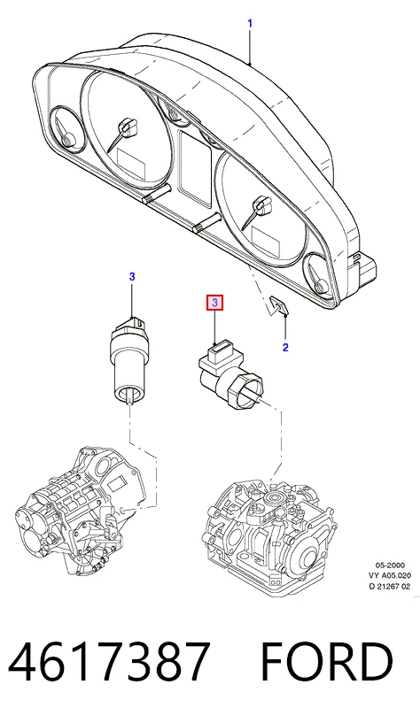 Датчик спідометра Ford Focus I
