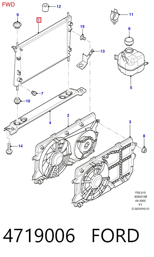 Радіатор основний Polcar 3247084 ціна, від 106.16 USD