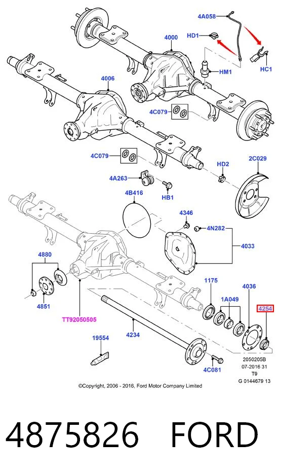 Гайка маточини задньої Standart STD402