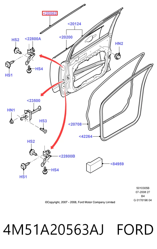 4M51A20563AJ Ford 