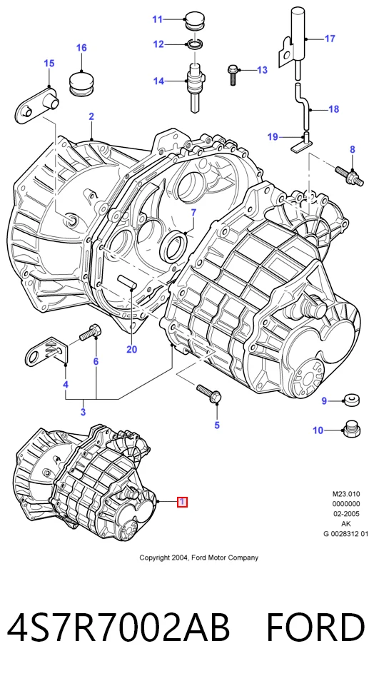 КПП в зборі Ford Mondeo III