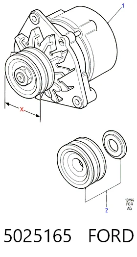Генератор 0120469961 Bosch