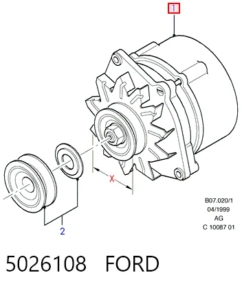 CA94 HC Parts Авто генератор