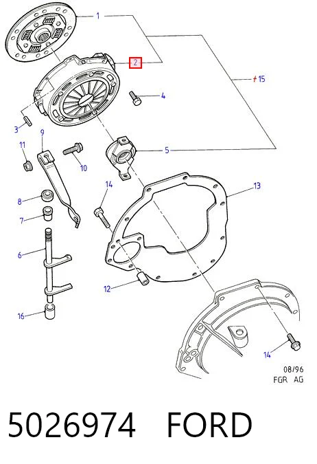 3000707001 Sachs Зчеплення в зборі