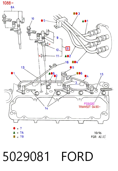 Купити Паливні форсунки Ford Transit IV E
