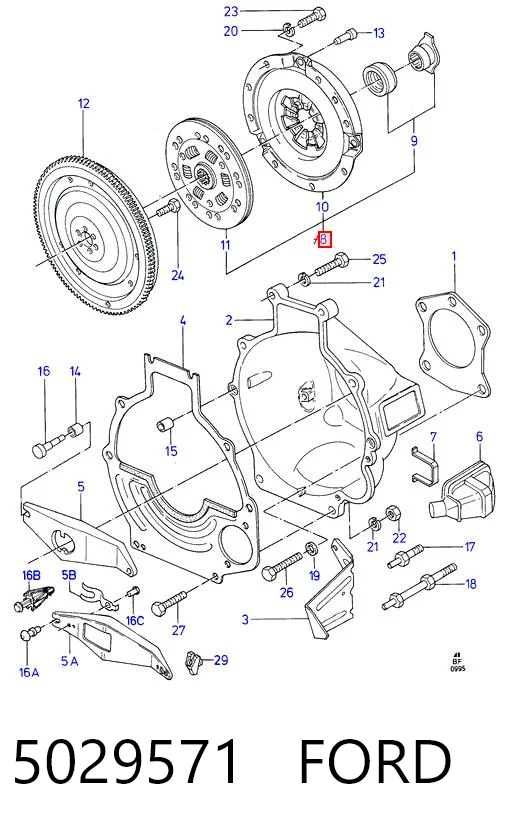  Зчеплення Ford Scorpio 2