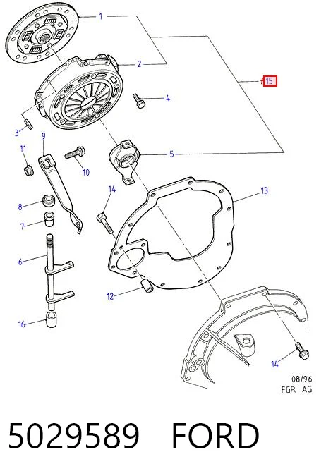 Комплект зчеплення (3 частини) Sachs 3000707001 ціна, від 308.62 USD
