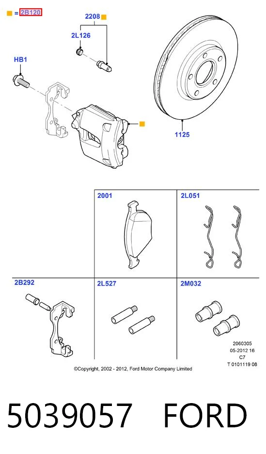FSE11513005 Fase Супорт гальмівний, передній, лівий