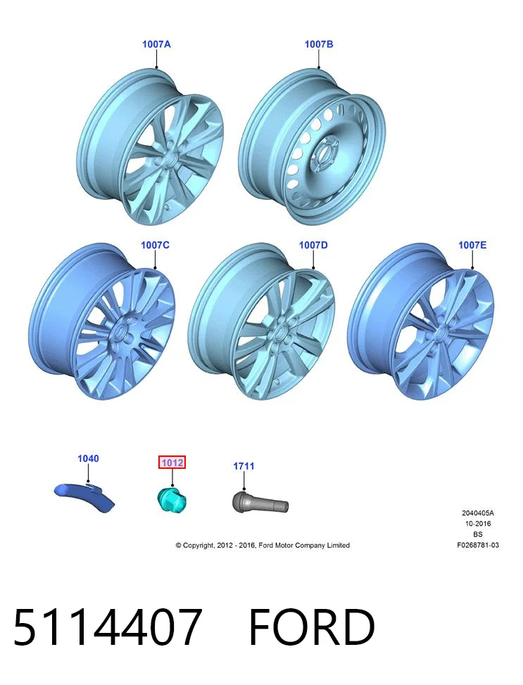 Купити ACPA1012DXA Hmpx Колісні гайки