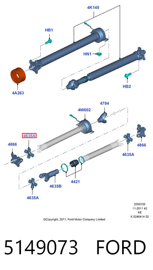Купити ST5149073 SAT Хрестовина карданного валу