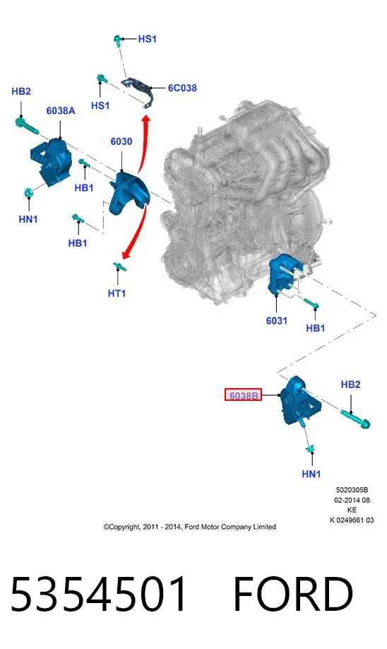 5354501 Ford 