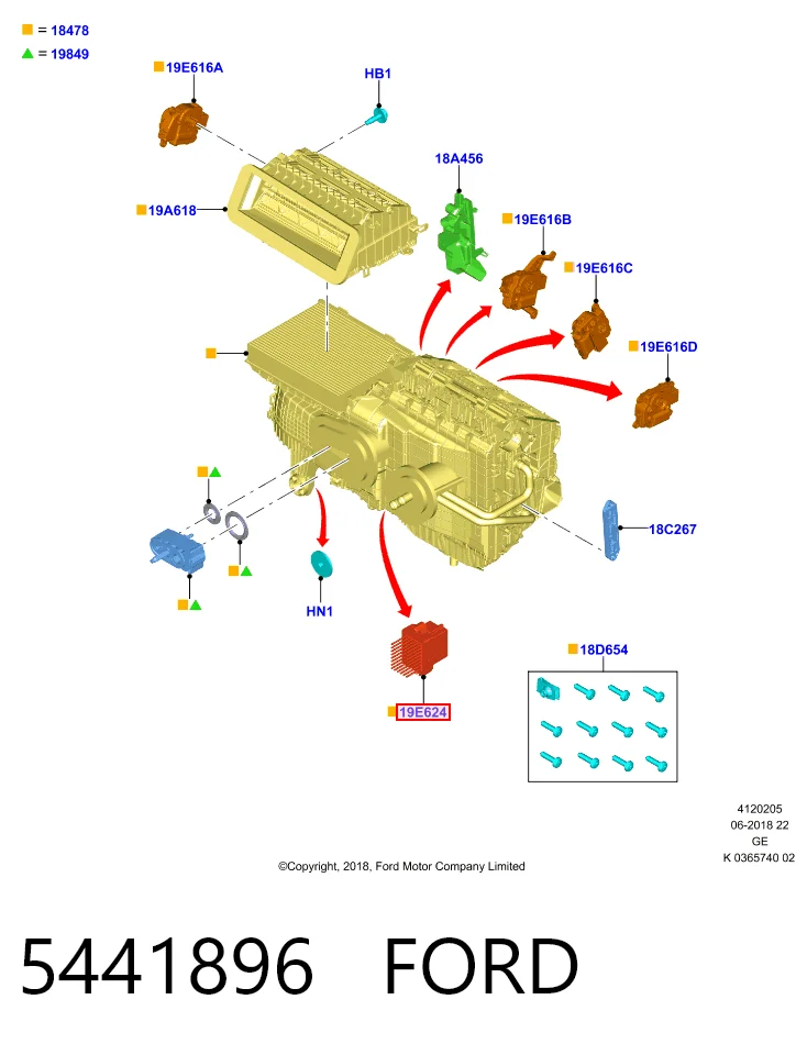 Регулятор оборотів пічки на Ford Focus IV HP