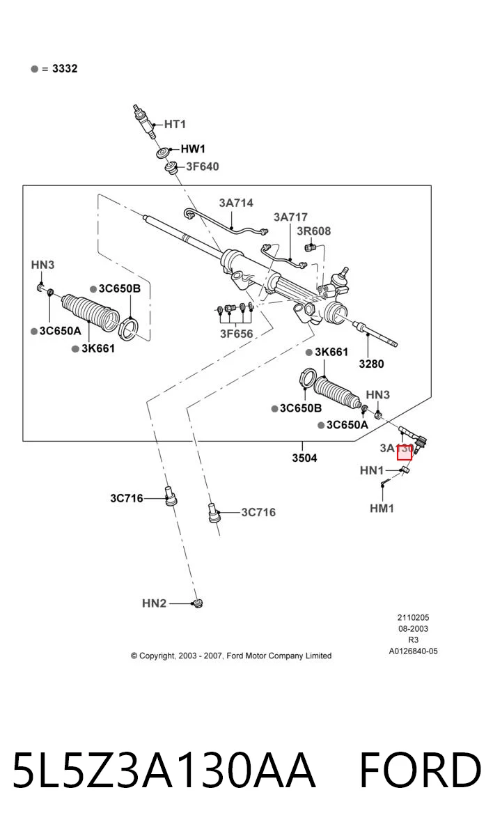 Рульовий наконечник TO86425 FVP