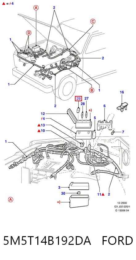 5M5T14B192DA Ford 