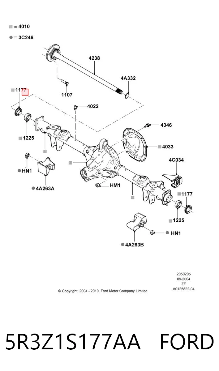 5R3Z1S177AA Ford 