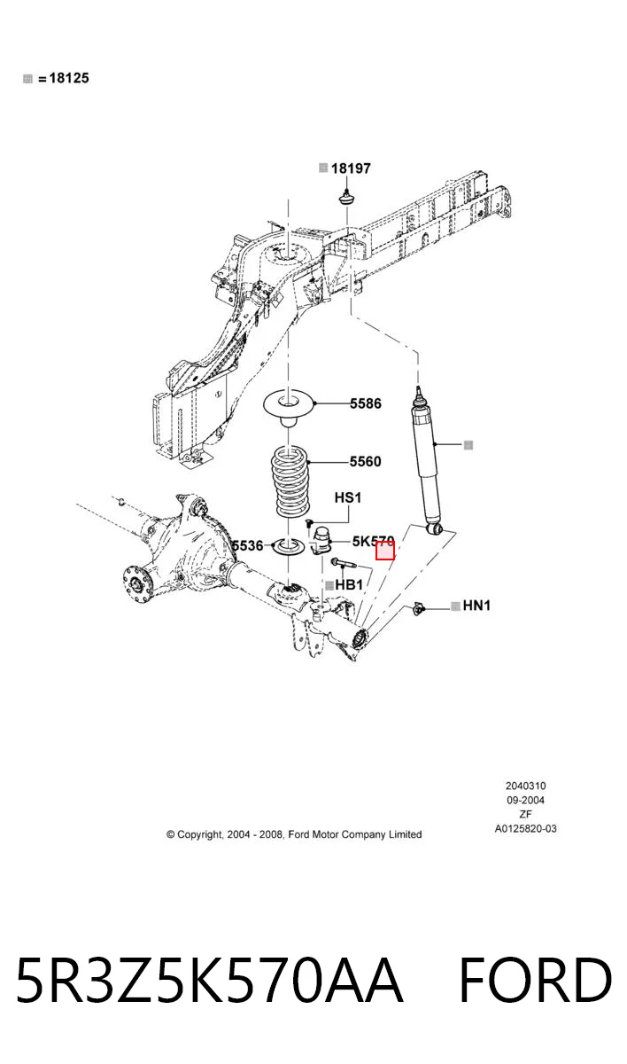 5R3Z5K570AA Ford 