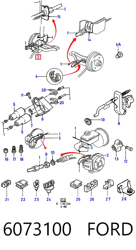GBH220 Rover Шланг гальмівний задній