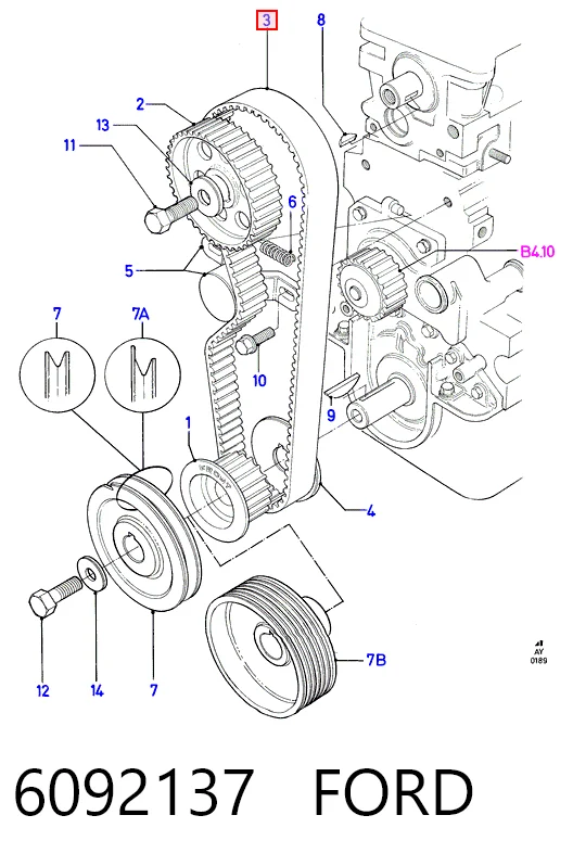 ГРМ ремінь Continental/Siemens CT688