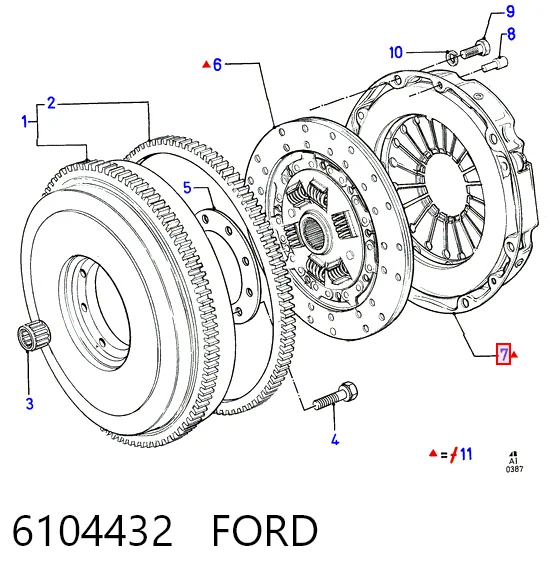 Пелюстковий кошик зчеплення Ford Granada седан (GU) (1977 - 1985) ціна, від 31.14 USD