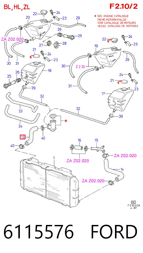 Шланги системи охолодження Nissan/Infiniti 2150454A00 ціна, від 6.55 USD