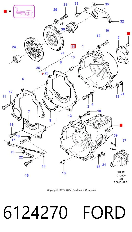 Вижимний підшипник 71275784 Talbot