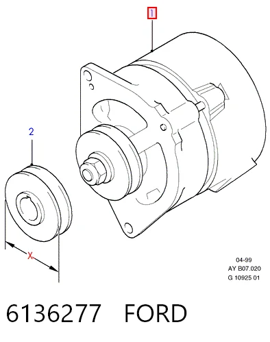 Генератор HC Parts CA94 ціна, від 90.33 USD