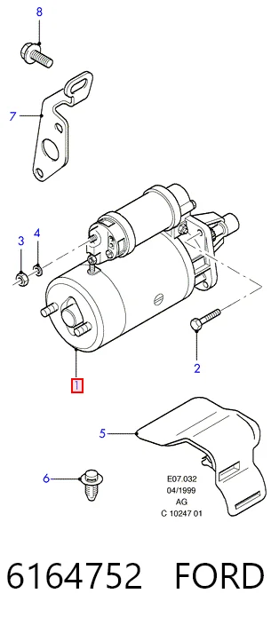 Купити Стартер Ford Sierra I GBC