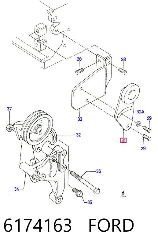 Купити Натяжний ролик Ford Transit IV T