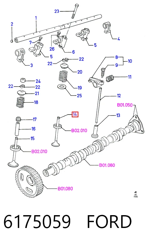 Вихлопний клапан AMP/Paradowscy PFOR016 ціна, від 5.87 USD