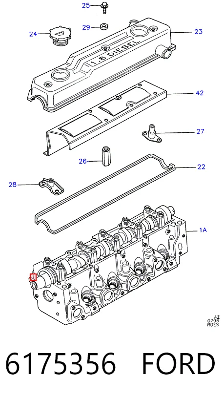 6474025 Fiat/Alfa/Lancia Прокладка під головку