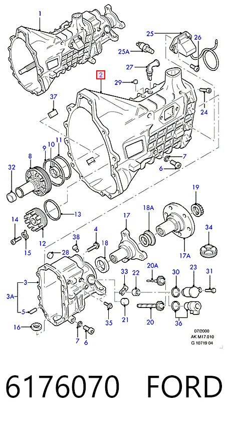 КПП в зборі Ford Sierra II