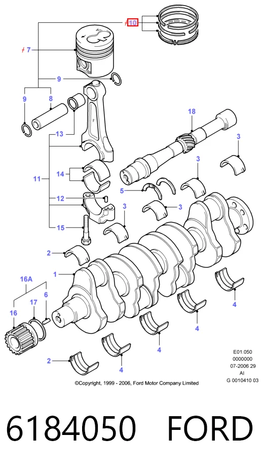 Поршні і шатуни SM 792132004 ціна, від 100.03 USD
