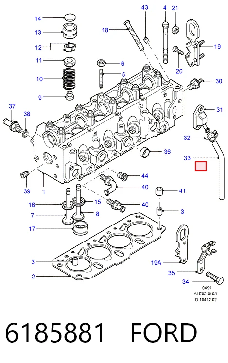 Прокладка клапанної кришки двигуна Ford Escort CLASSIC хетчбек (AAL, ABL) (1998 - 2000) ціна, від 5.35 USD