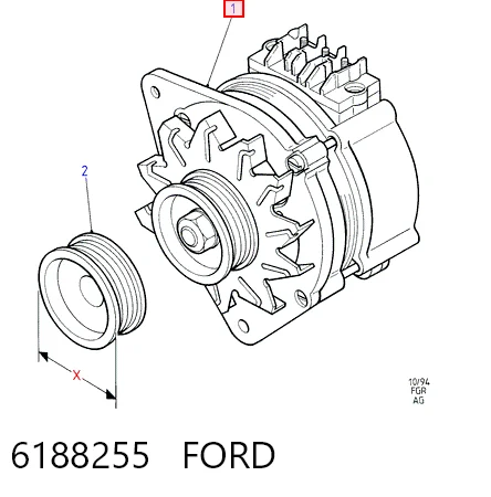 Генератор AS/Auto Storm CA563IR ціна, від 28.03 USD