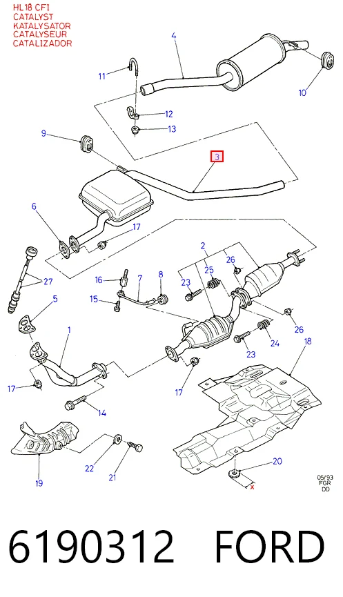 Купити FP2551G23 Polmostrow Вихлоп