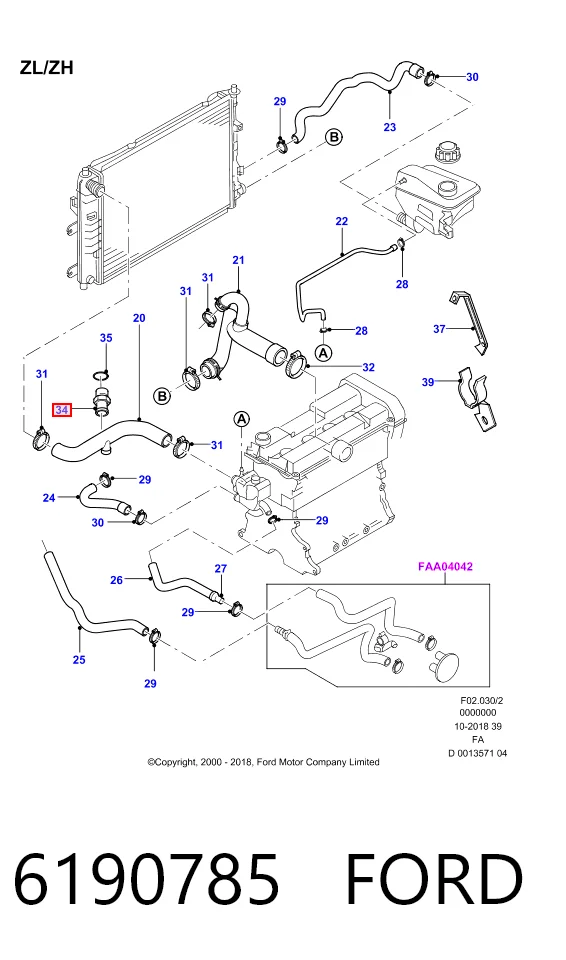 Купити Датчик включення вентилятора Ford Mondeo I GBP