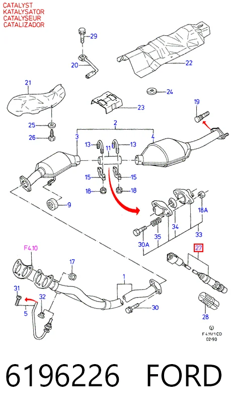 OZA446E46 NGK Датчик кисню