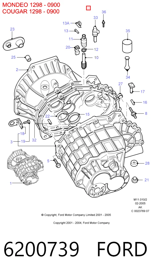 Купити Датчик заднього ходу Ford Mondeo II BFP